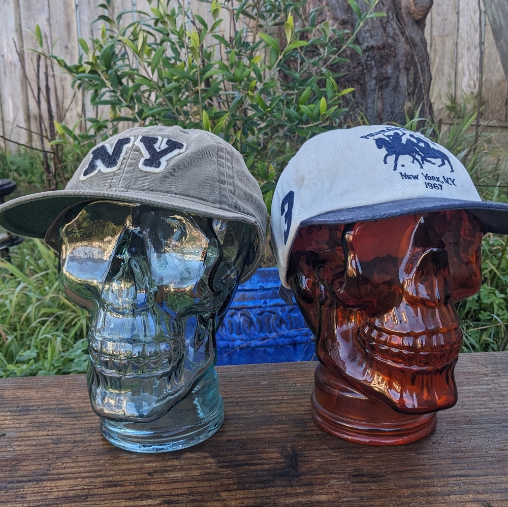 Polo Ralph Lauren Hats VTG 2 Bundle Lot NY, Bleeker 1967